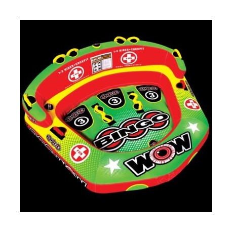 WOW Bingo 3 Inflable Remolcable / 3 Personas