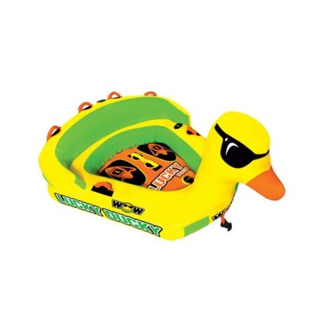 WOW Lucky Ducky Inflable Remolcable / 2 Personas